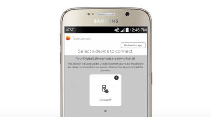 Self connect screenshot