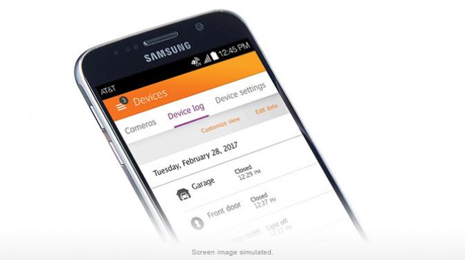 Device log screenshot