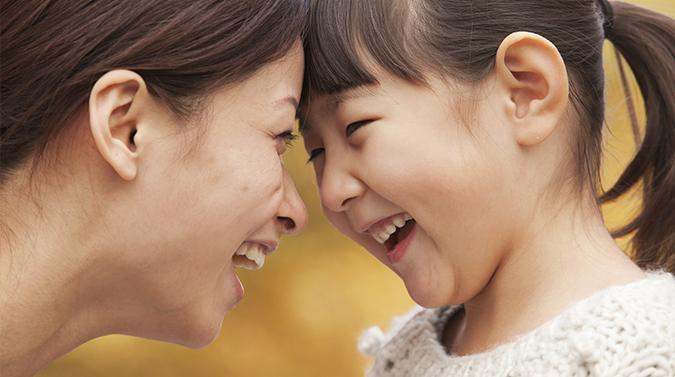 Mom and daughter